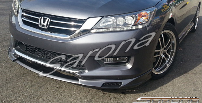 Custom Honda Accord  Sedan Front Add-on Lip (2013 - 2015) - $390.00 (Part #HD-009-FA)